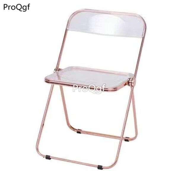 

prodgf 1 set 74*47*45cm customized transparent nordic folding dining chairs hot