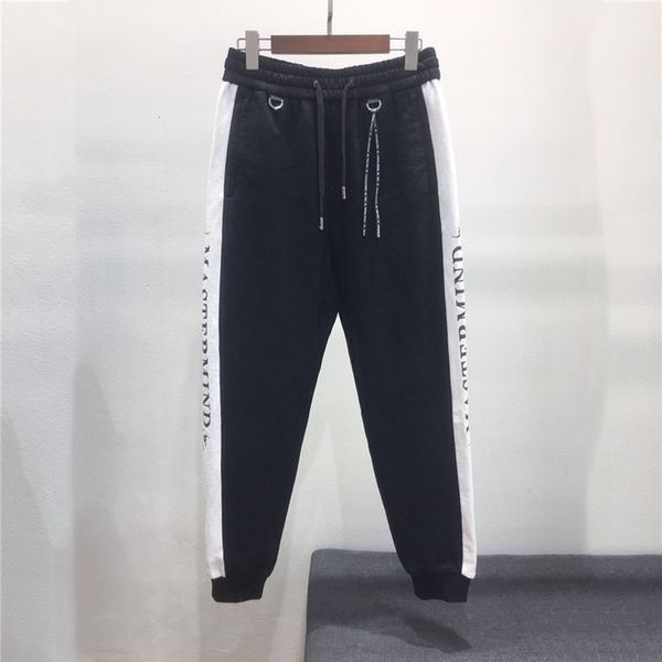 

2021 new fw mastermind japan sweatpants women men version pants drawstring joggers mens fashion clothing trends crvy, Black