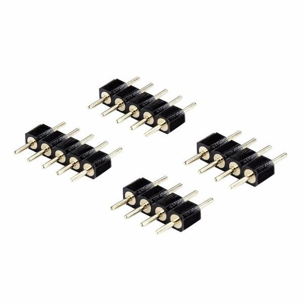 

strips 10pcs 4pin 5pin rgb rgw rgbww led strip light welding accessories plugs for 3528 2835 lamp