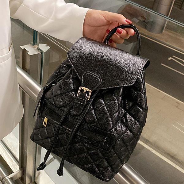 

evening bags fashion luxury women backpack soft leather lady shoulder small school backpacks for girls designer travel rucksack purses