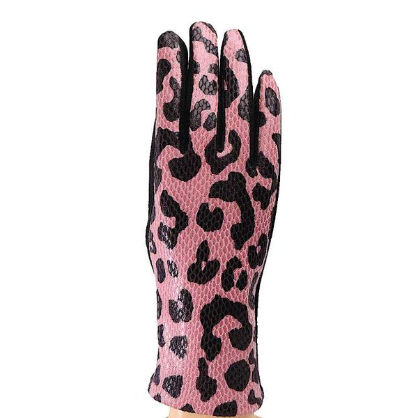 

five fingers gloves leopard, Blue;gray