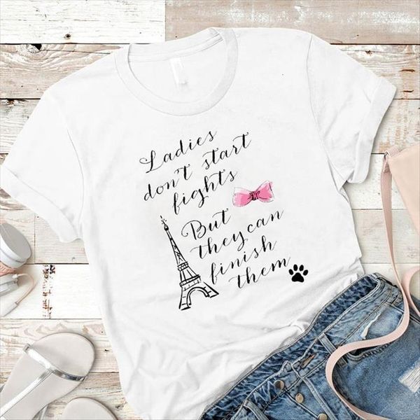 

dog paw printed women t shirt short sleeve loose tee clothes graphic, White