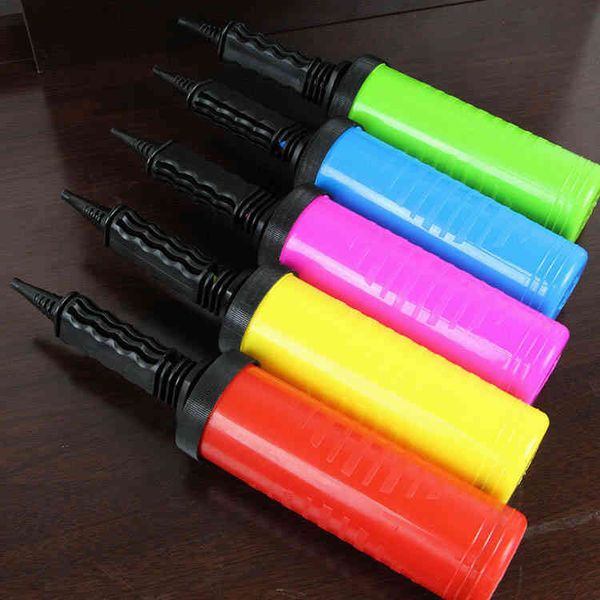 

portable plastic hand push balloon foot step pump party supplies
