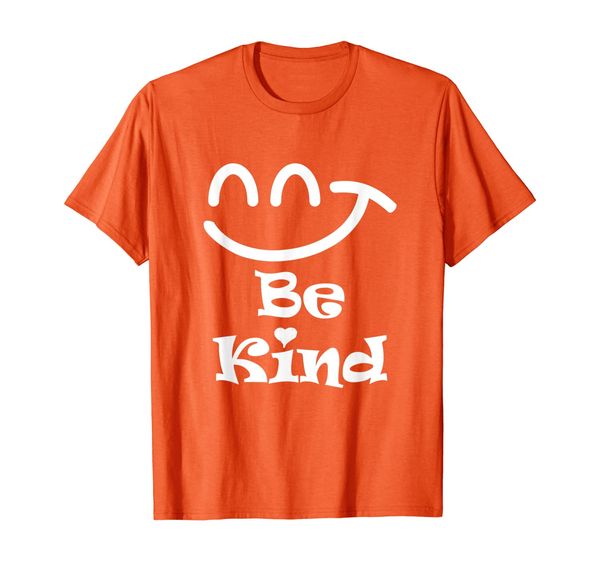 

be kind wear orange for unity day anti bullying gift orange t-shirt, White;black