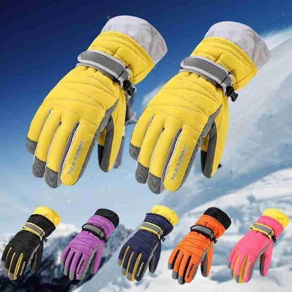 

ski gloves winter parent-child cycling biking work waterproof windproof warmth thickened cold
