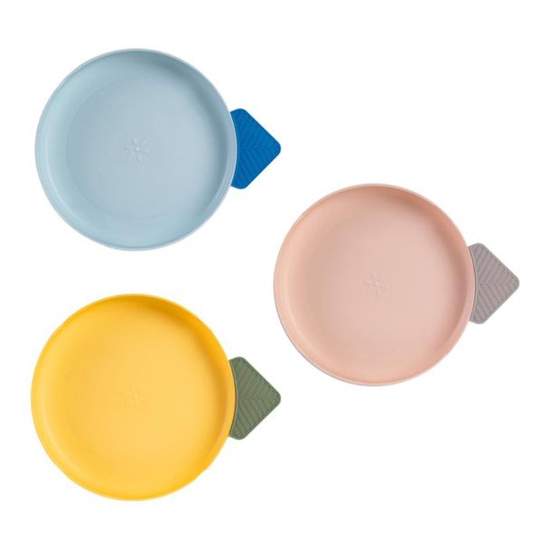 

dishes & plates 3pcs tableware round candy trays dessert storage fruit bowls