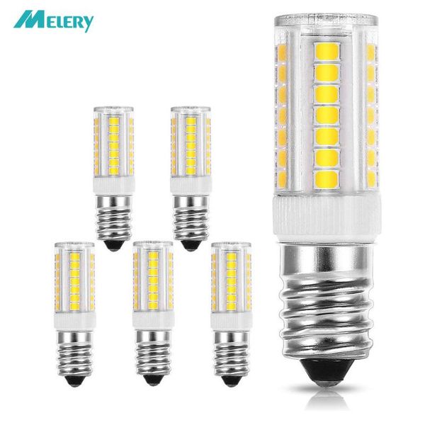 

bulbs e14 corn led light 5w replace 40w bulb 4000k natural white small edison screw lights 45leds 400lm 5pack [energy class a+]