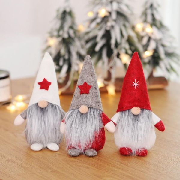 

christmas decorations faceless doll for home navidad 2021 year children's gifts ornaments xmas decor