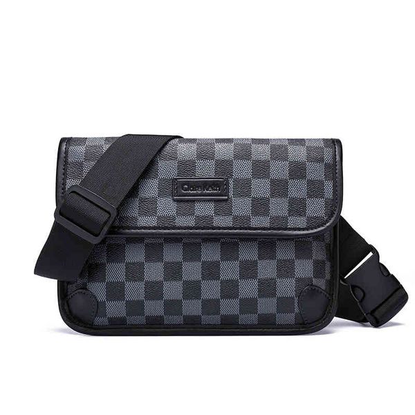 

handbag men's messenger bag magnetic buckle backpack can be made, Black;red