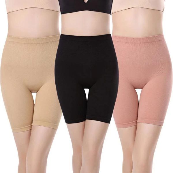 

women's shapers seamless solid color body shaper panties women breathable high waist trainer tummy control flat belly shapewear underwe, Black;white