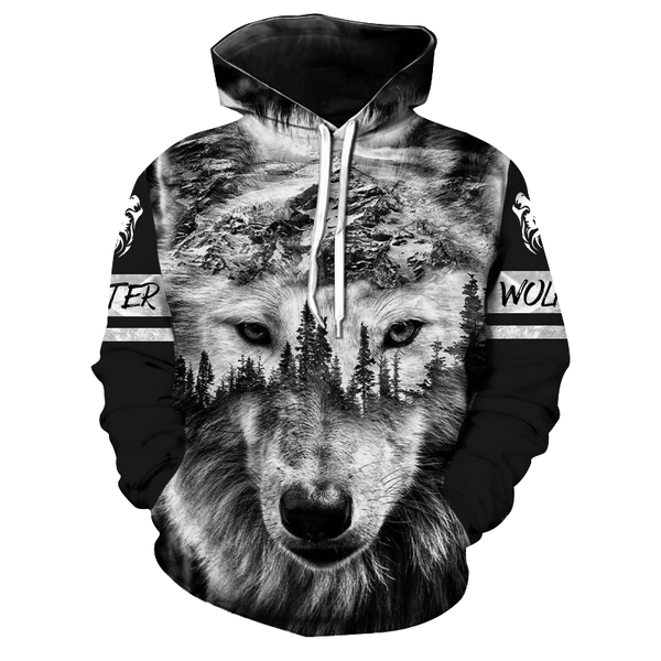 

men's hoodies & sweatshirts tattoo wolf 3d all over printed mens fashion casual hoodie creative animal long sleeve sweatshirt hip hop s, Black