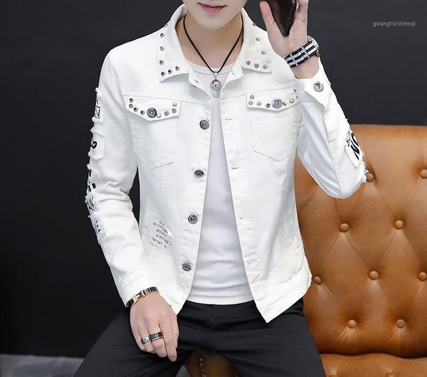 

men's jackets spring and autumn jeans coat korean-style fashion students handsome versatile jacket wear summer style cowb, Black;brown