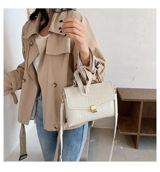 

evening bags shangxin women's bag 2021 vintage crocodile handbag texture fashion single shoulder diagonal luxury wallet