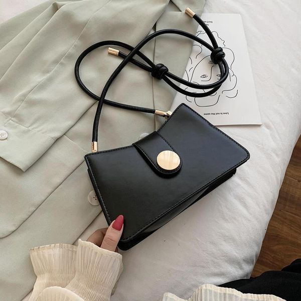 

summer new shoulder bag fashion casual female bag solid color handbag lady pu shoulder shopping mobile phone