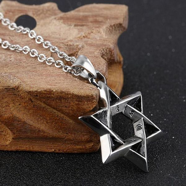 

pendant necklaces fashion punk stainless steel link chain necklace for men star friends gifts hip hop colar jewelry collar, Silver