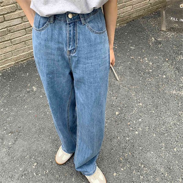 

women's jeans hzirip jeans , cowboy pants for street fashion, blue light, wash, base, high waist, female, wide, loose 6prv