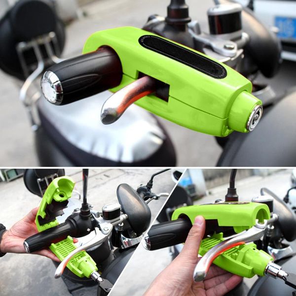 

bike locks universal motorcycle brake throttle grip scooter handlebar anti theft protection security safety