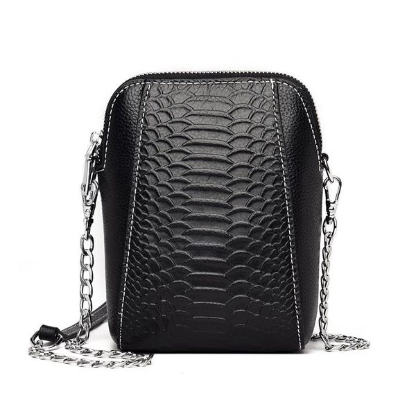 

evening bags women's crossbody purse clutch phone wallet shoulder bag for woman 2021 luxury crocodile pattern handbag designer bolso