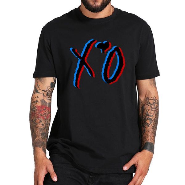 

men's t-shirts after hours t shirt xo the weeknd tshirt cool short sleeve pure cotton fitness round neck tee, White;black