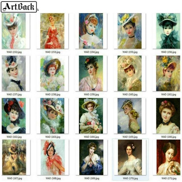 

diamond painting artback 5d diy woman mosaic oil full 3d cross stitch sewing art embroidery kit 40x50cm