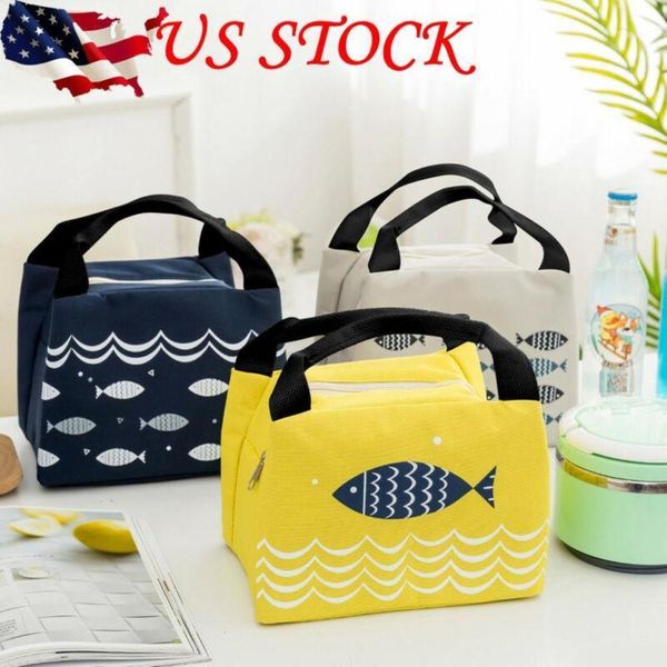 

designer storage bagportable insulated thermal cooler bento lunch box tote picnic storage bag pouch bags1