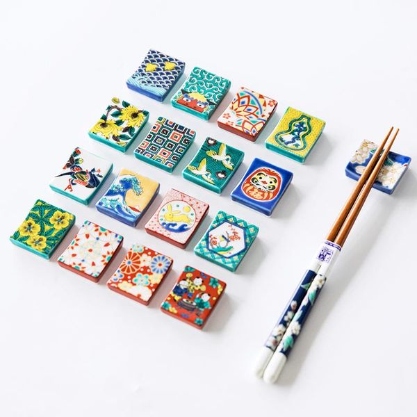 

ceramic and wind chopstick shelf new style of retro chopstick holder household tableware ceramic decoration