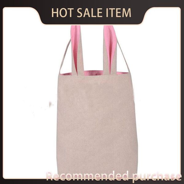 

cotton festival gift bunny easter gift bag linen 255*305*100mm easter packing handbag for basket fine child for ears iivrq, Red;black