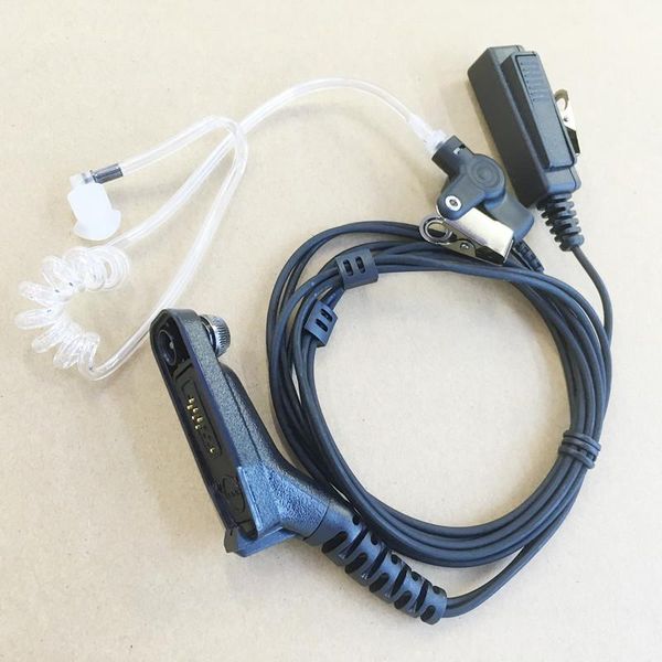 

walkie talkie big pclear air tube mic headphone for motorola xir p8268/p8260 xpr6100/6550/6580/6500 dp4400 dp4401 dp4800 etc
