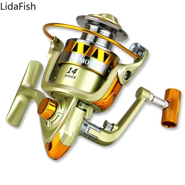 

lidafish brand new 5.2:1 fishing reel 2000-7000 aluminium spool spinning wheel fishing coil tackles
