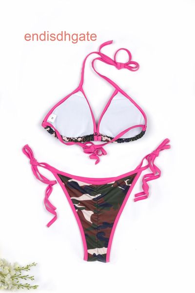 

camouflage new up beach lace bikini women's swimsuit, White;black