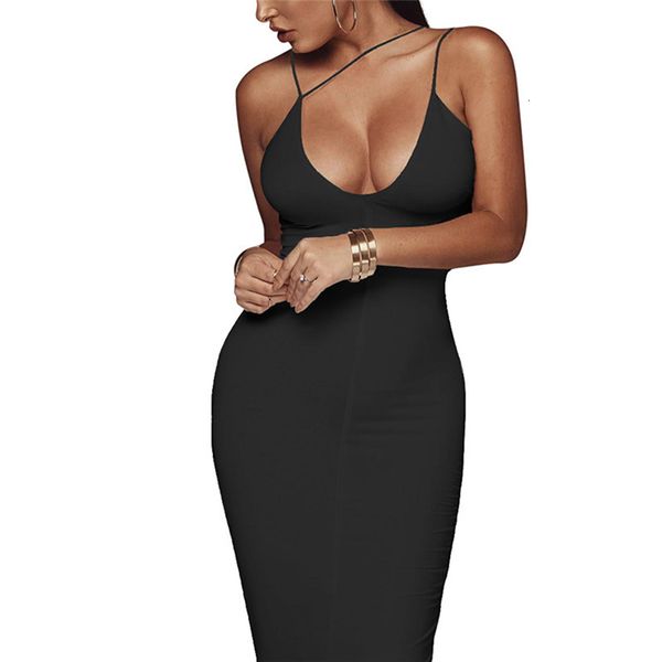 

milk silk bodycon dress women summer dress midi tight party long deep v-neck club slip dresses vestido, Black;gray