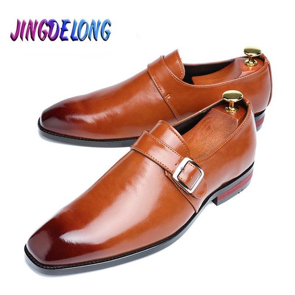 

dress shoes fashion mens business classic men formal pointed leather retro gentleman style male oxford wedding, Black
