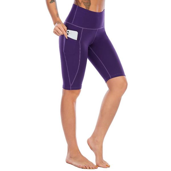 

yoga outfit outdoor women clothes high waist workout sports mesh leggings with pocket scrunch bulift booty fitness gym pants