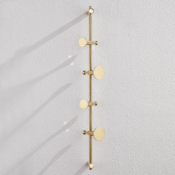 

robe hooks bathroom copper coat rack wall-mounted nordic minimalist creative golden hanger light luxury hook towel decorative