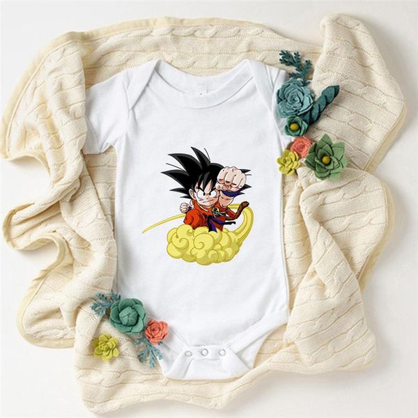 

rompers kawaii anime print baby clothes cozy twin boy body ropa summer girl romper harajuku fashion bodysuits, Blue