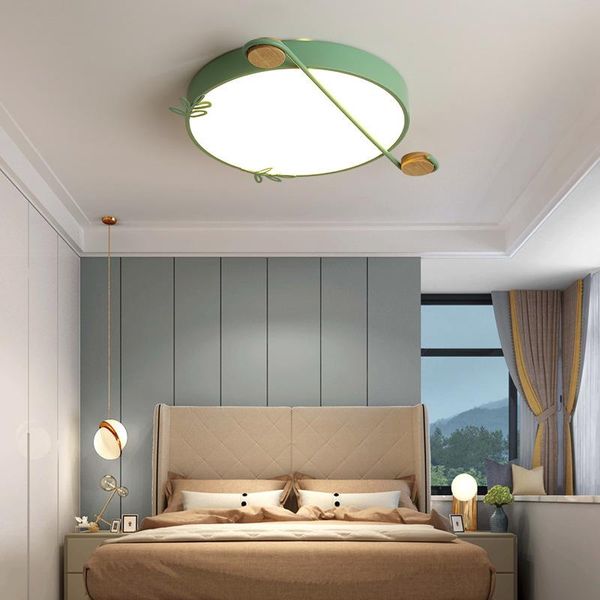 

ceiling lights nordic lamp makaron children room led circular creative bedroom study lamps