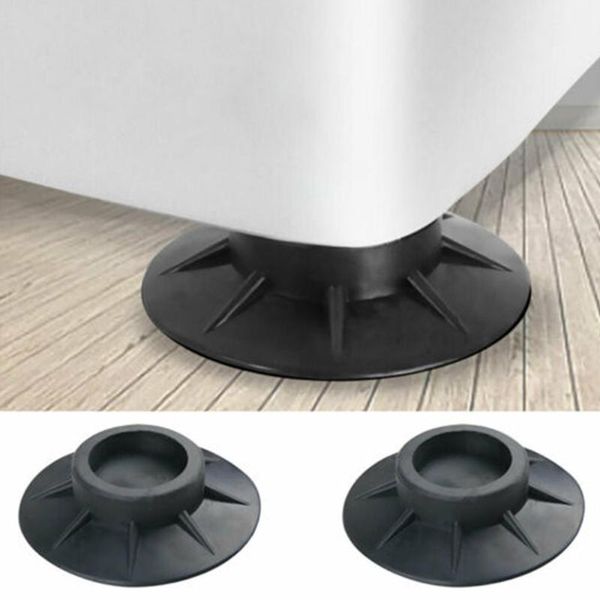 

bath mats 4/8pcs floor mat shockproof pad for washing machine feet pads non slip proof furniture elasticity black