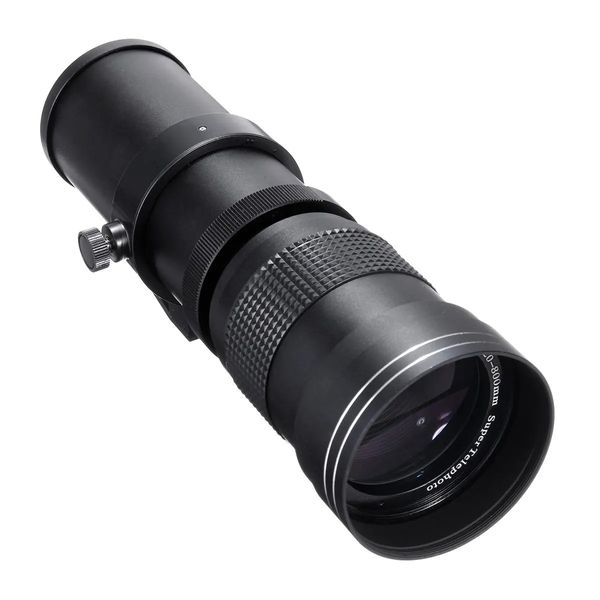 Ipree® 420-800mm F / 8.3-16 Super Teleobso Manual Zoom Lente + T-Mount Nikon para Sony Pentax SLR Camera - Tipo B