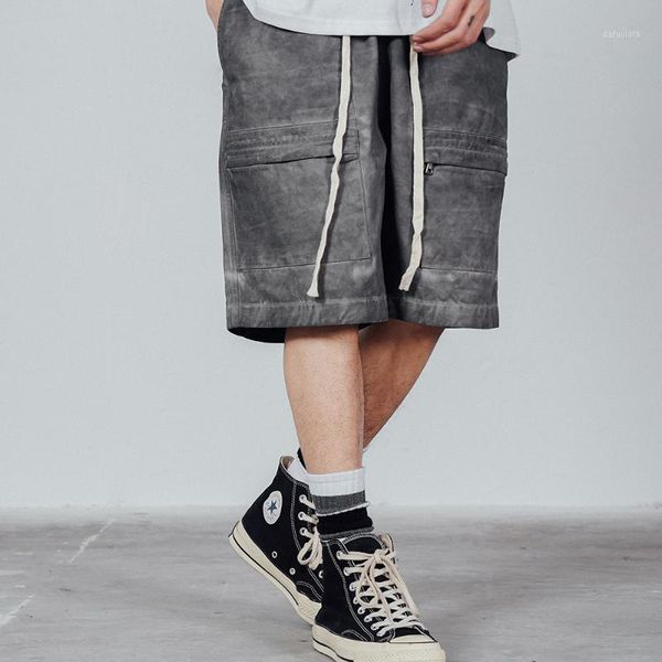 

men's shorts men streetwear short joggers casual summer 2021 fashion, White;black