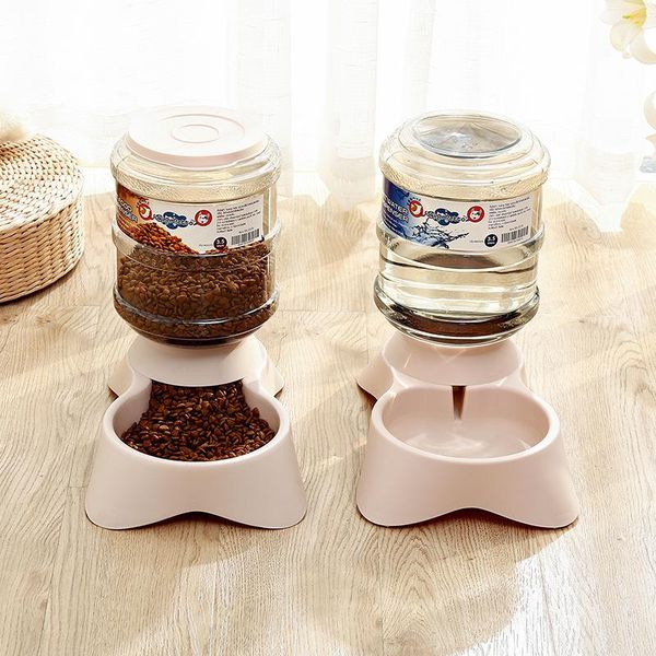 

cat bowls & feeders pet automatic feeder dog drinking bowl for water feeding large capacity dispenser