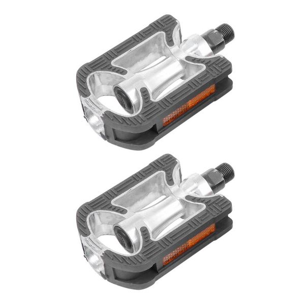

bike pedals 2pcs aluminum alloy practical non-skid mountain (black)