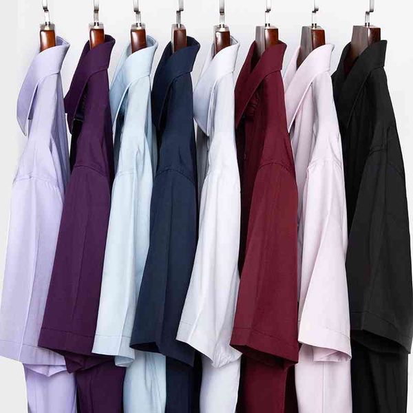 

men's large short sleeve plus size fashionable summer thin fat loose solid color versatile shirt, White;black