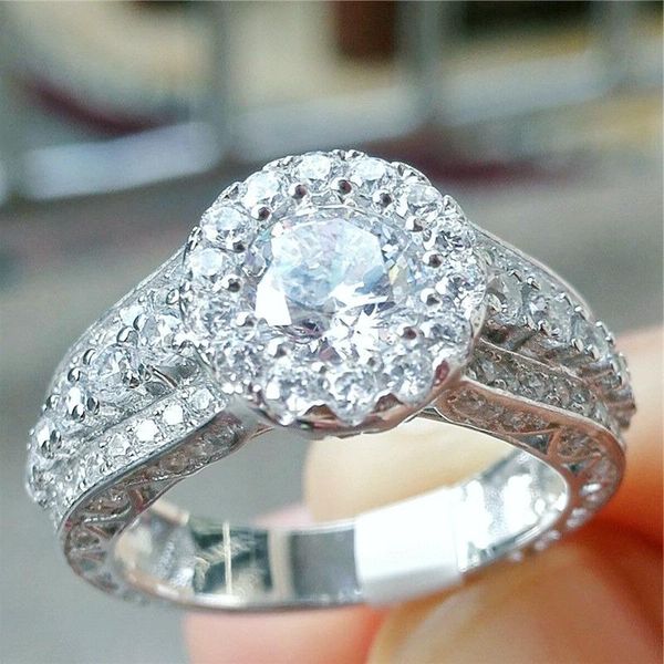 

wedding rings caoshi elegant temperament female engagement delicate design accessories women bands exquisite lady jewelry gift, Slivery;golden