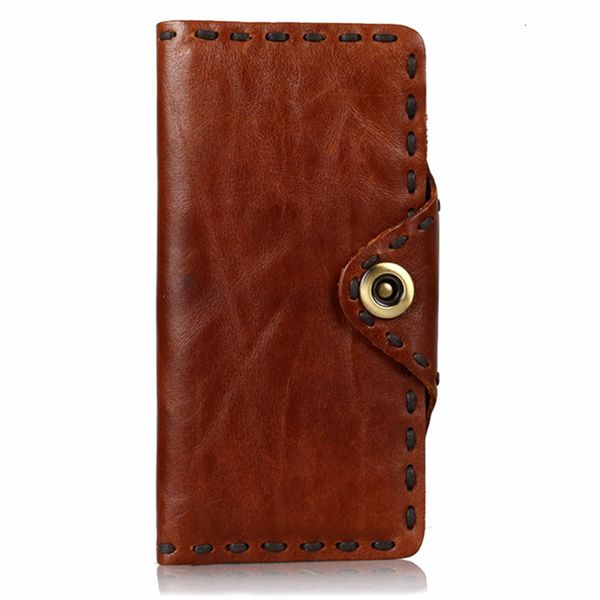 

wallet 2021 leather men's leisure long buckle, Red;black