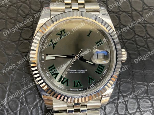 

orologio di lusso 41mm folding clasp 3235 automatic movement watches waterproof ew one-card and one-watch men's watch, Slivery;brown