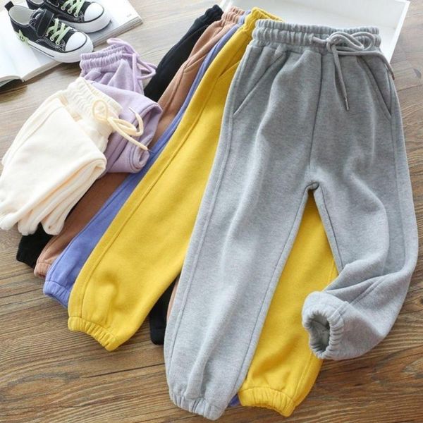 

trousers pure cotton boys and girls pants spring autumn outer wear sports 2021 summer children's casual al, Blue