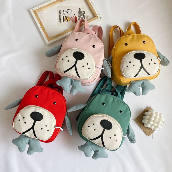 

cartoon nylon children backpacks kindergarten schoolbag animal puppy kids backpack children school bags cute boy girls backpacks