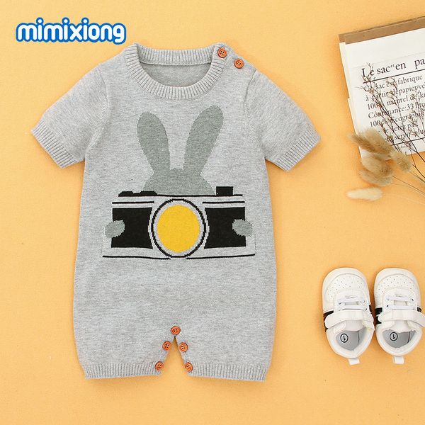 

factory wholesale rabbit cute camera bodysuit, Blue