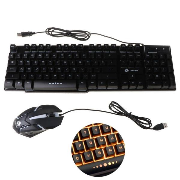 

gtx300 usb wired 104 keys rgb backlight ergonomic gaming mouse keyboard set