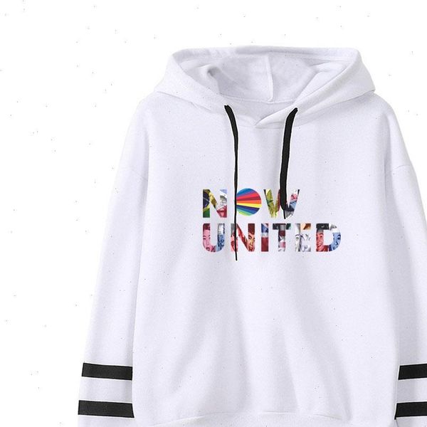 

2021 now united better album hoodie for women better now united lyrics pullover girl kawaii harajuku tracksui, Black